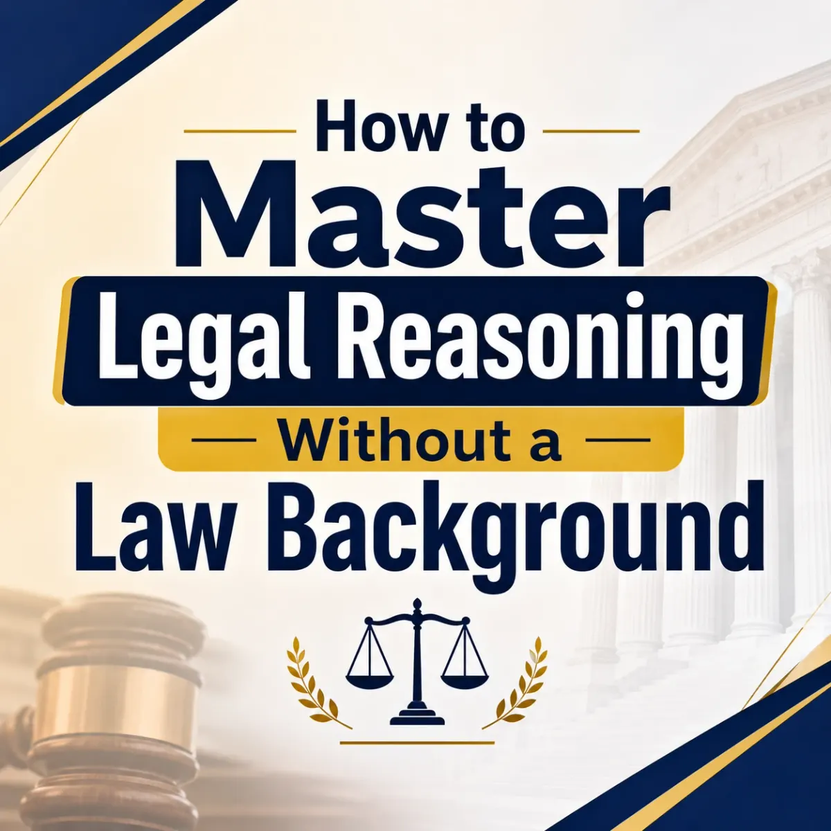 How to Master Legal Reasoning Without a Law Background : A Complete Guide for CLAT Aspirants 2027