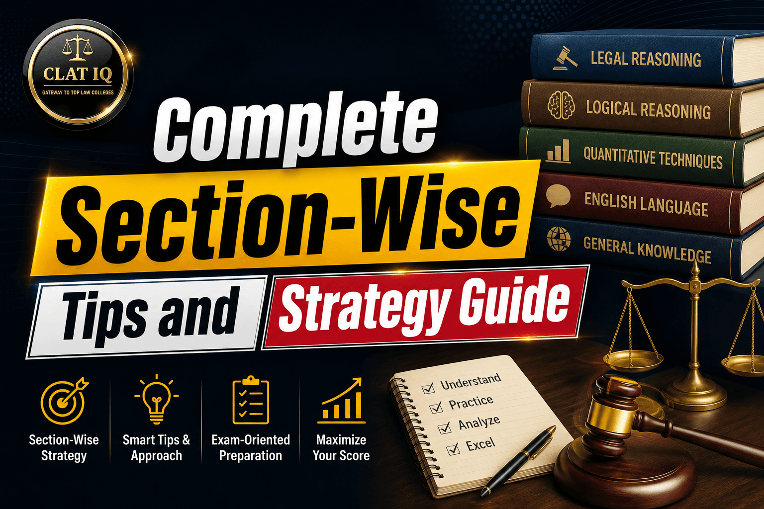 CLAT : Complete Section-Wise Tips and Strategy Guide