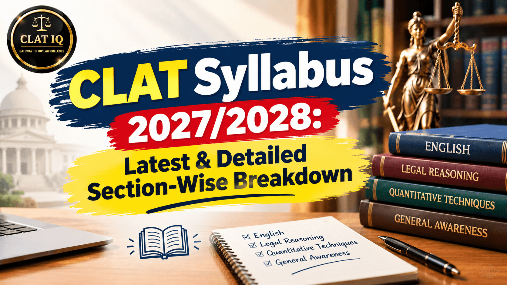 CLAT Syllabus 2027/2028: Latest & Detailed