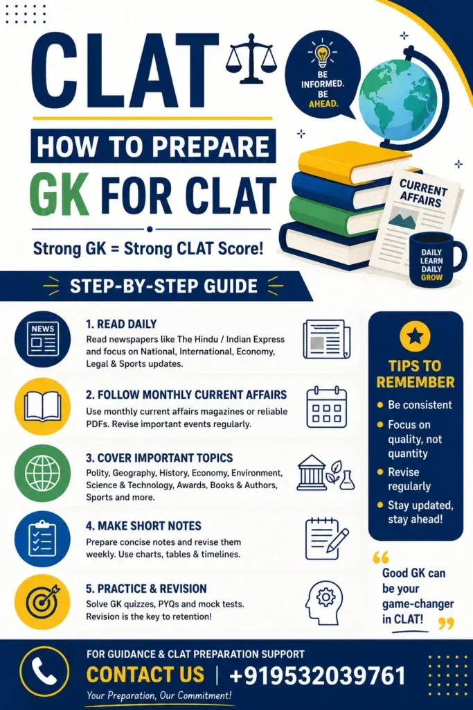 How to Prepare GK for CLAT 2026